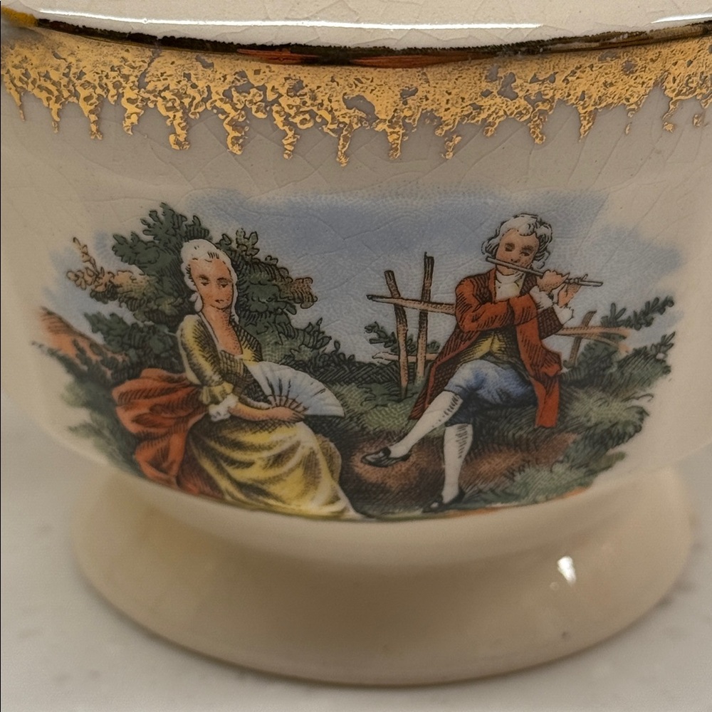 Vintage Cronin China Co. Courting Couple Creamer - Picture 2 of 5